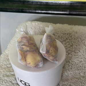 HANDCRAFTED potpourri in White Mesh Bags by me no cent